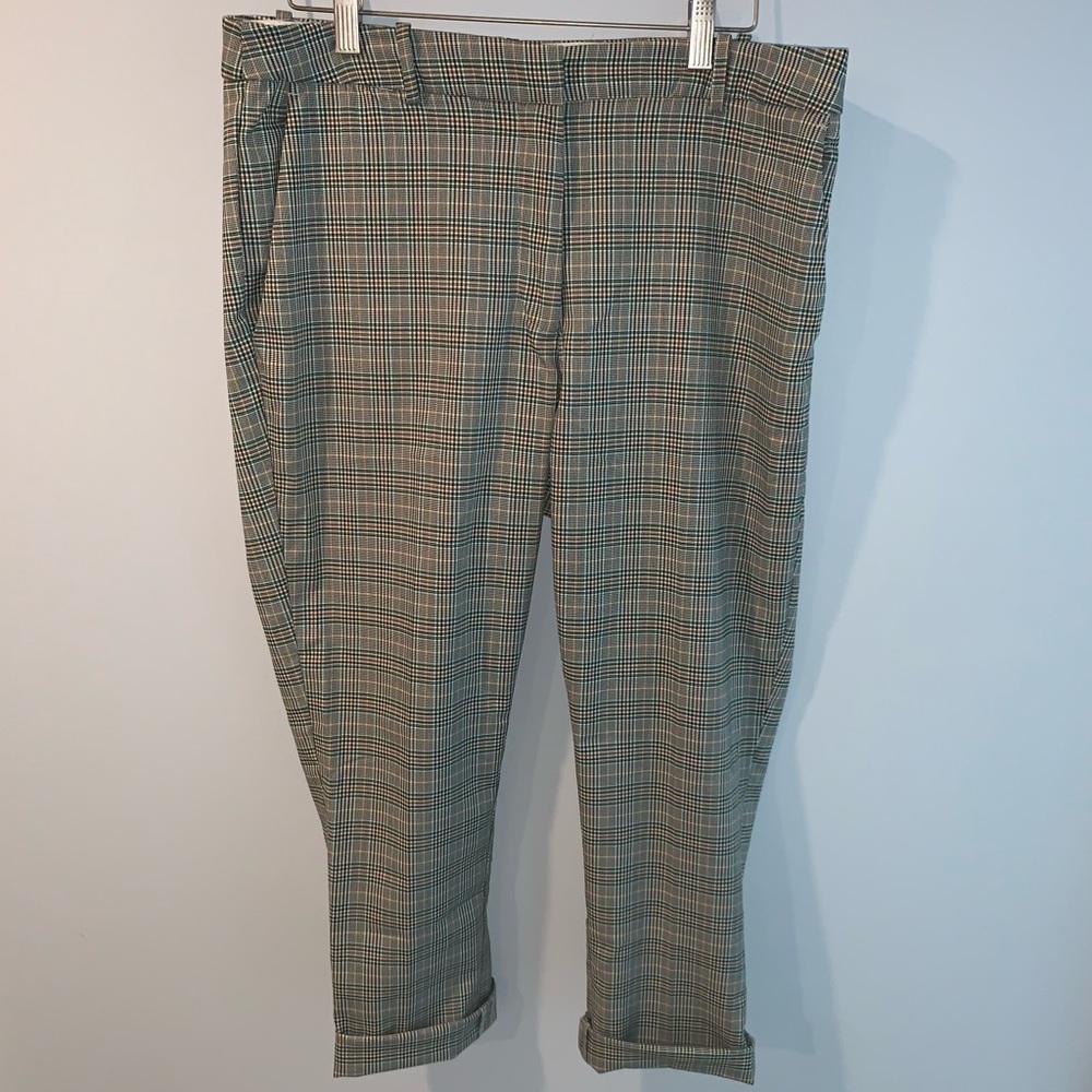 Plaid dress pants